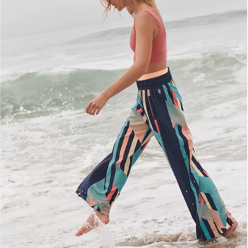 FP Movement by Free People Multicolor Wide Leg Pants